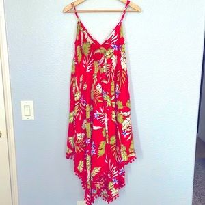 Tropical Pink SunDress NWOT.